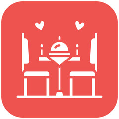 Romantic Dinner Icon