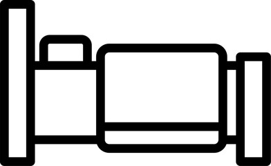 bed Illustration on a white background.