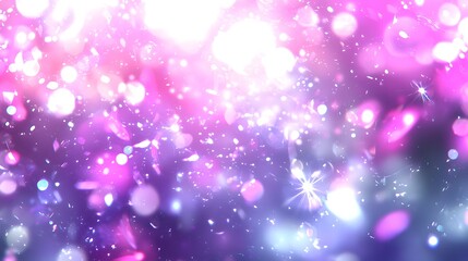 Soft Purple And Pink Bokeh Lights Creating A Dreamy Abstract Background With Sparkling Effects