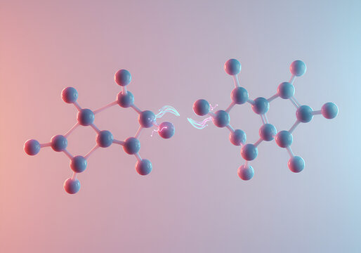 3D Holographic Representation of Molecules with Real-Time Bond Formation
