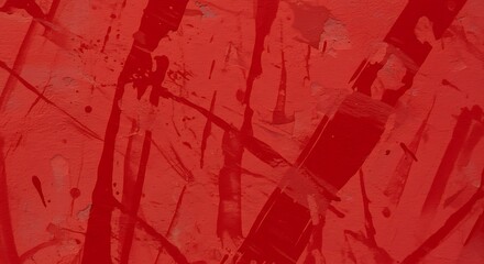 Fototapeta premium Crimson Chaos AI Generated