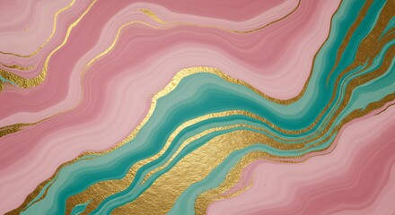 Rose Gold Reverie AI Generated