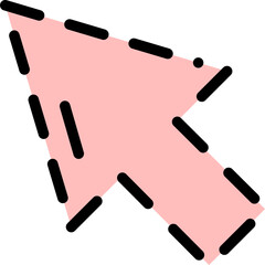 pointer Illustration on a white background.