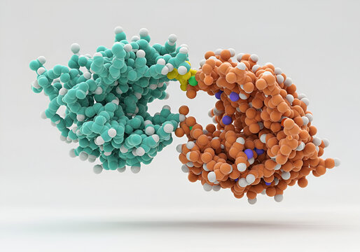 Digital Molecular Model of Enzyme-Substrate Interaction with Shifting Bonds