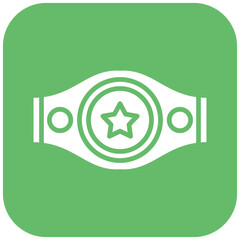 Boxing Champion Belt Icon
