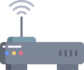 router Illustration on a white background.