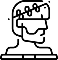 sculpture Illustration on a white background.