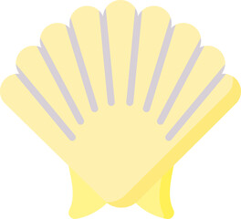shell Illustration on a white background.
