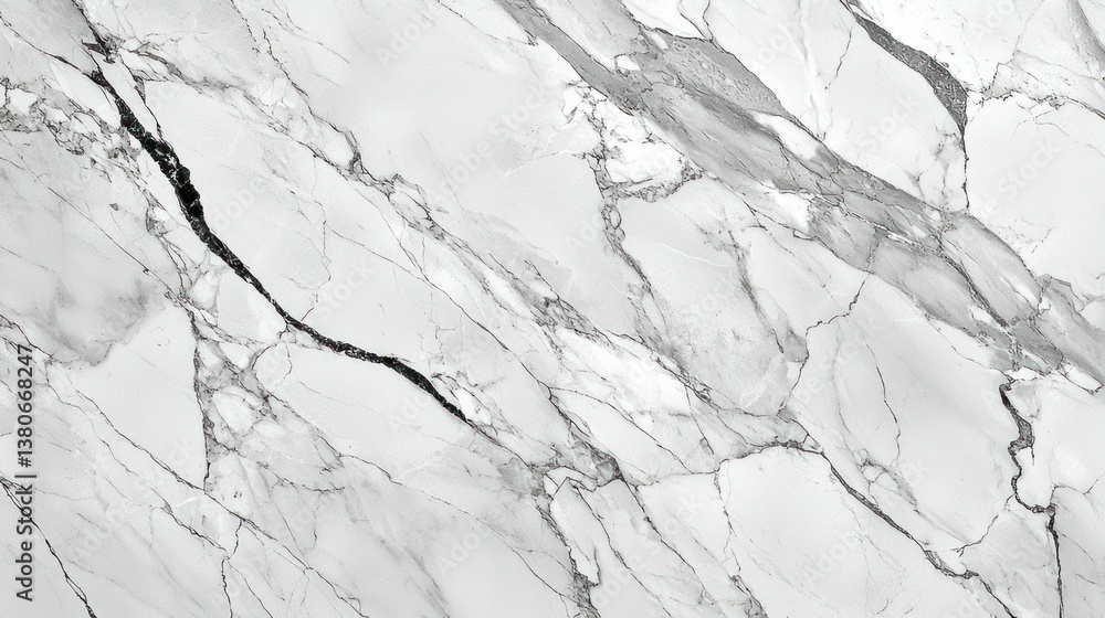 Poster elegant white marble texture: a high-resolution image of pristine marble