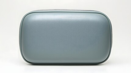 Sleek Blue Glitter Eyewear Case with Modern Design and Smooth Finish on White Background