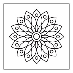 Mandala, mandala coloring book, mandala coloring pages, bold & easy coloring pages, line art, black and white, illustration, mandala abstract, mandala background, mandala shapes, mandala painting