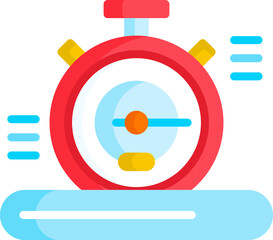 time Illustration on a white background.