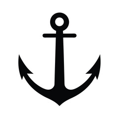 anchor on white background