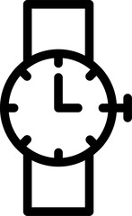 wrist watch Illustration on a white background.