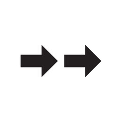 direction arrow directions icon logo vector design