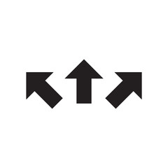 direction arrow directions icon logo vector design