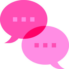 chat Illustration on a white background.