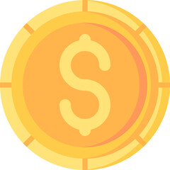 dollar Illustration on a white background.