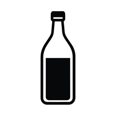 wine bottle vector illustration