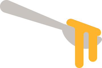 honey Illustration on a white background.