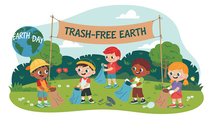 children playing in the tent