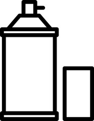 spray Illustration on a white background.