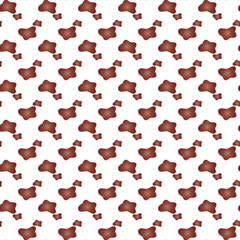 Abstract Shape Composition Seamless Vector Pattern Design