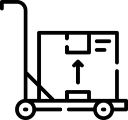 delivery Illustration on a white background.
