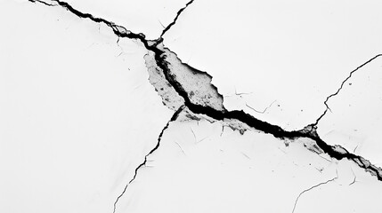 Obraz premium Cracked earth surface, arid climate, drought texture, background for closeup view of a white marble texture pattern showcasing delicate veins and subtle shades providing ample space for overlaying 
