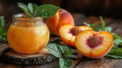 Peachy Keen: A Summer's Delight of Fresh Peach Juice and Fruit