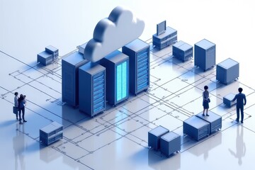 Fototapeta premium Enterprise Infrastructure Solutions - A Comprehensive Guide