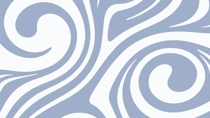 Wavy Lines Abstract Background in Trendy Retro Psychedelic Style. Twisted, Swirled, and Distorted Vector Texture Pattern