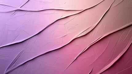 A textured abstract artwork featuring flowing lines and a gradient of soft purple and pink hues.