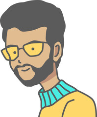 man (2) Illustration on a white background