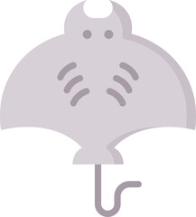 manta ray Illustration on a white background