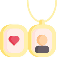 necklace Illustration on a white background