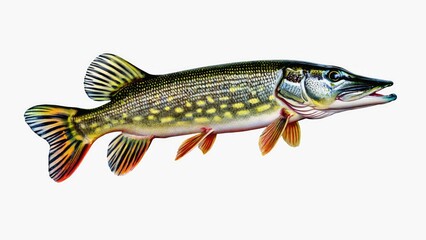 A fish floating in mid-air