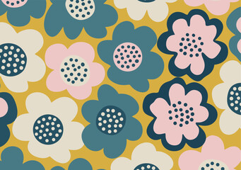 Abstract Flower and Leaf Design for Branding, Editorial Graphics, Posters