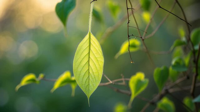 Armand Clematis foliage - Latin designation