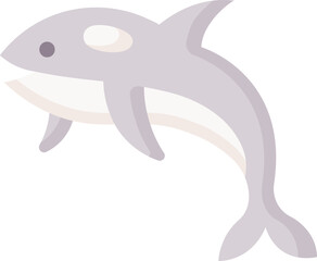 orca Illustration on a white background