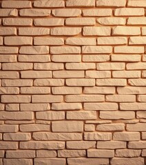 Obraz premium Subtle texture of abstract beige brick wall, macro view, color, architecture