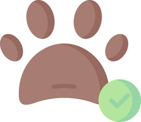 pet friendly Illustration on a white background