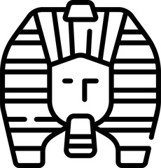 Pharaoh Illustration on a white background
