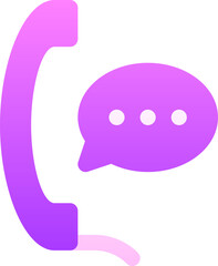 phone call Illustration on a white background