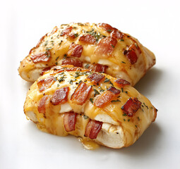 stuffed chicken breasts filled with melted cheddar, crispy bacon, and creamy ranch, baked to golden perfection