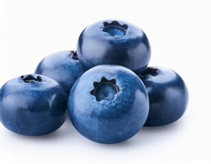 Obraz premium blue berry isolated on white background