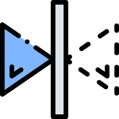 reflection Illustration on a white background.