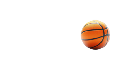 Basketball on black, a dramatic closeup of textured against dark backdrop