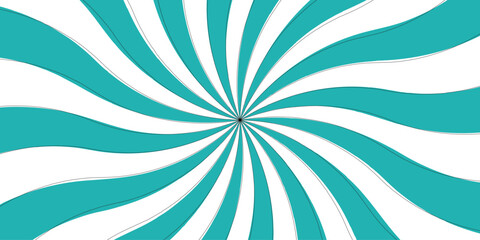 Abstract dark greensun rays and sunburst backdrop background.creative geometric pattern used for banner, cartoon radial textseamless retro vintage burst sunrise sunbeam element spiral striped illustr