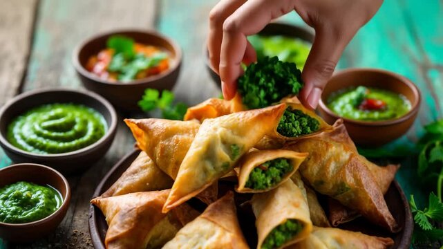 Genuine chaat Samosa